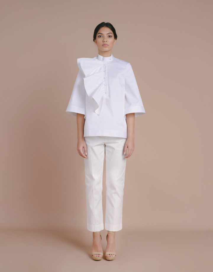 BLOUSE WITH RUFFLES