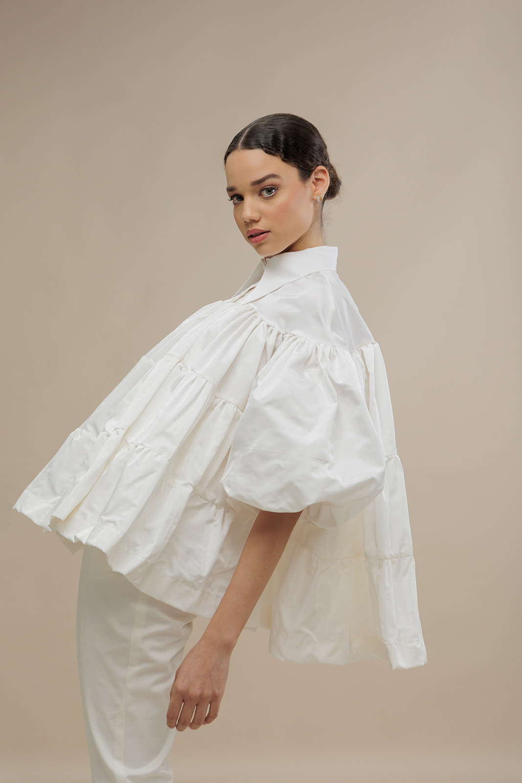 Renata - Stunning V-Neck Blouse
