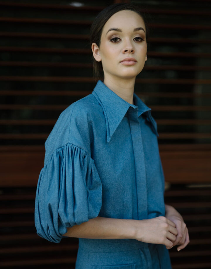 PUFFY SLEEVES CROPTOP